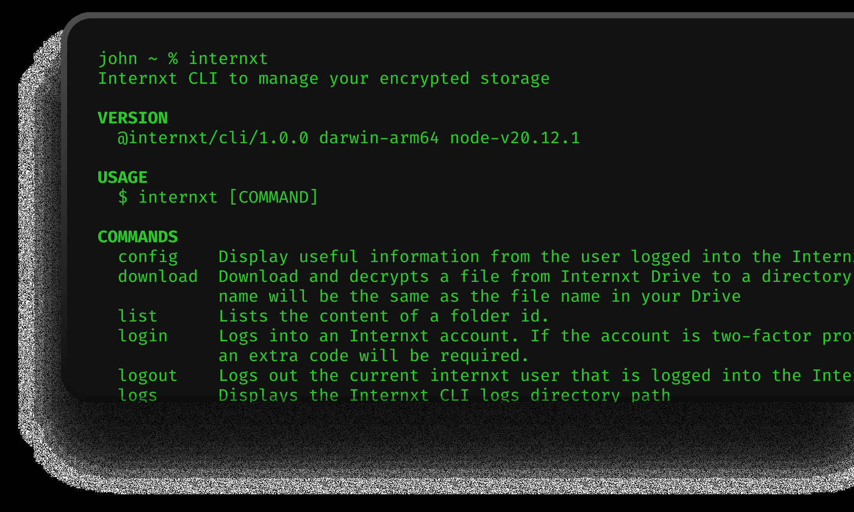 CLI Console Interface